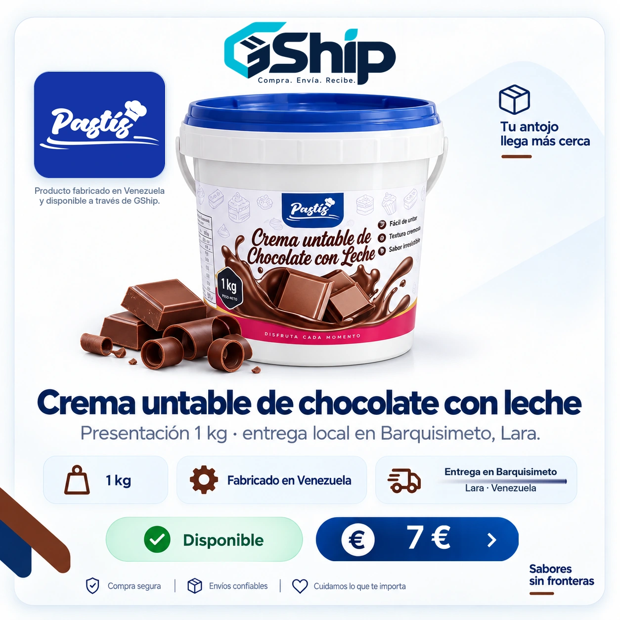 Pastis · chocolate untable · 1 kg — Pastis